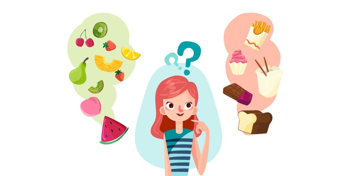 healthy and unhealthy food