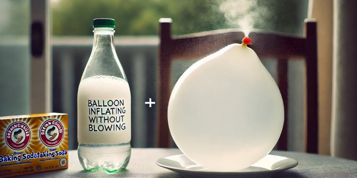 Balloon Inflating Without Blowing
