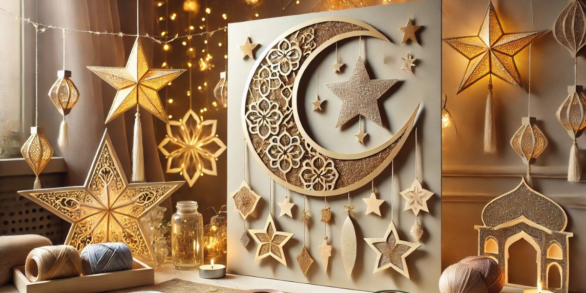 Moon and Stars Wall Hanging