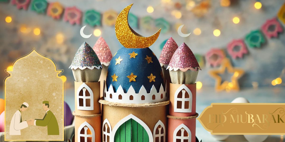 Paper Cup Mosque Craft