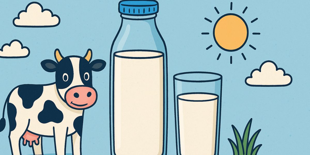 World Milk Day poster for kids