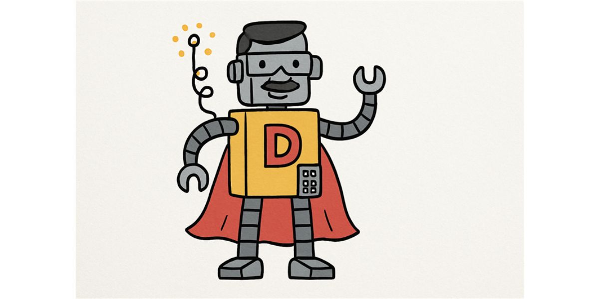 Dad as a Superhero or Robot