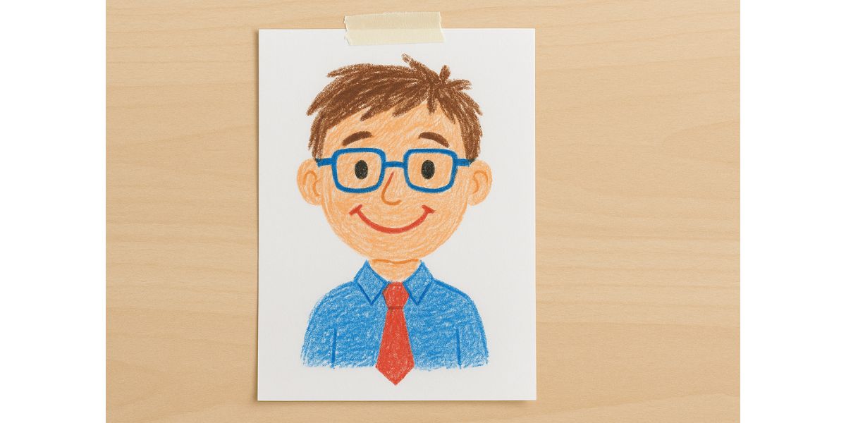 Dad’s portrait Father’s Day Craft