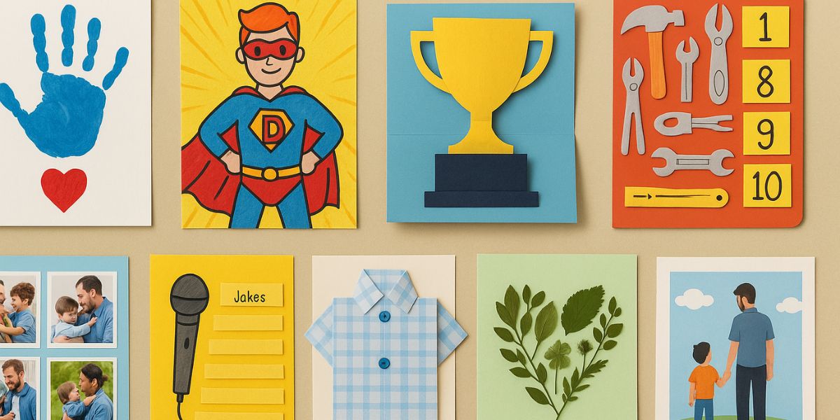 10 Thoughtful Father's Day Card Ideas: From Easy DIYs to Heartfelt Handmade