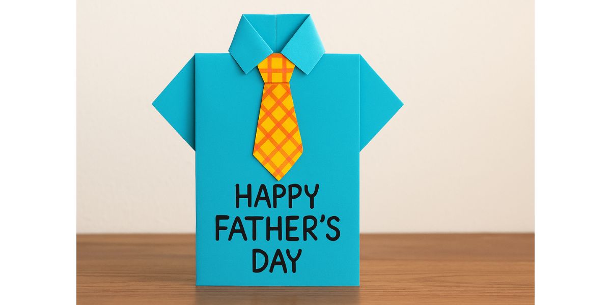 Father’s Day Origami Shirt Card