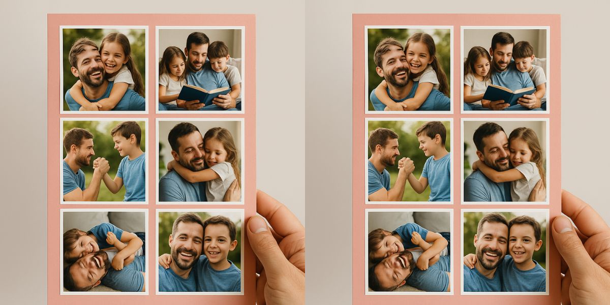 Father’s Day Photo Collage Card