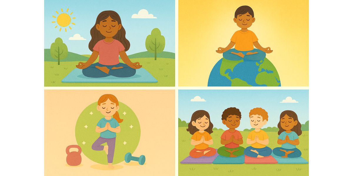 International Yoga Day Poster Drawing Themes