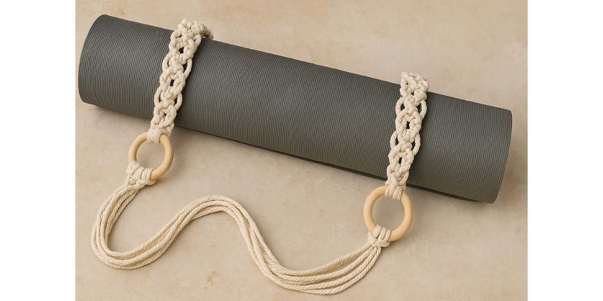 Macrame Yoga Mat Strap