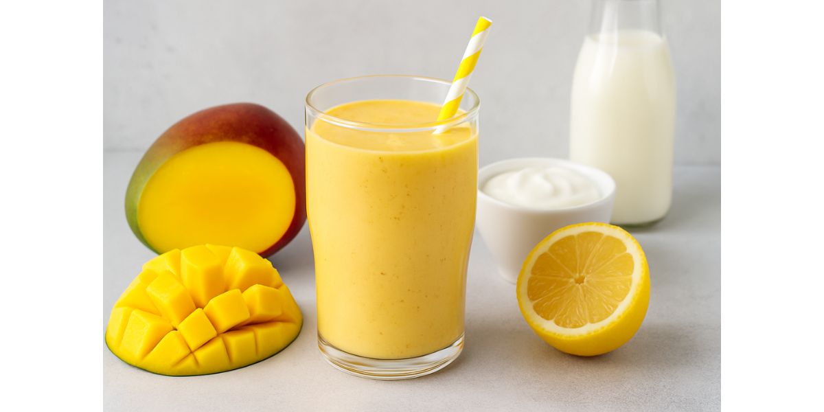 Mango Yogurt Delight Smoothie for kids