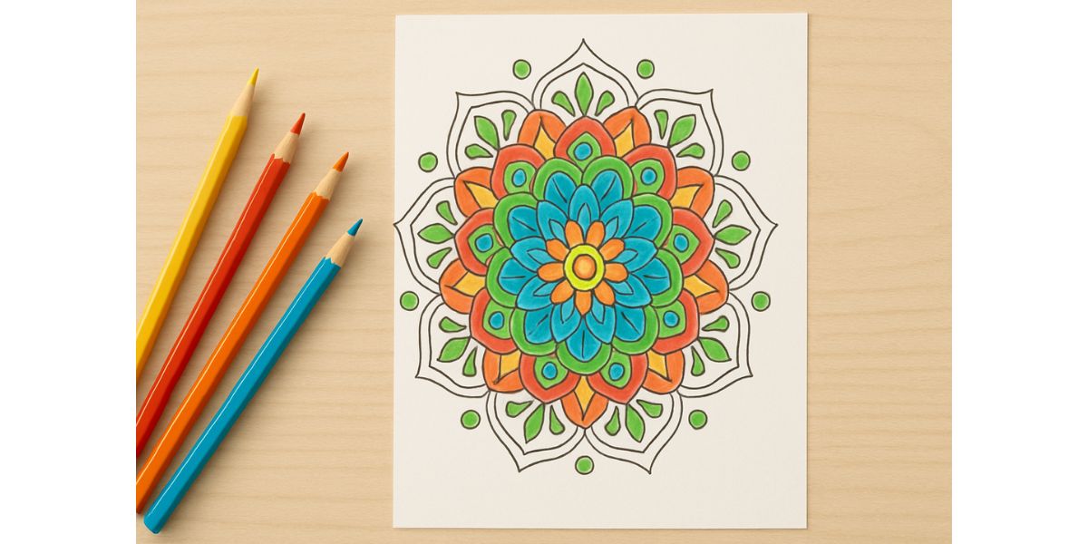 Mindful Mandala Coloring Sheets