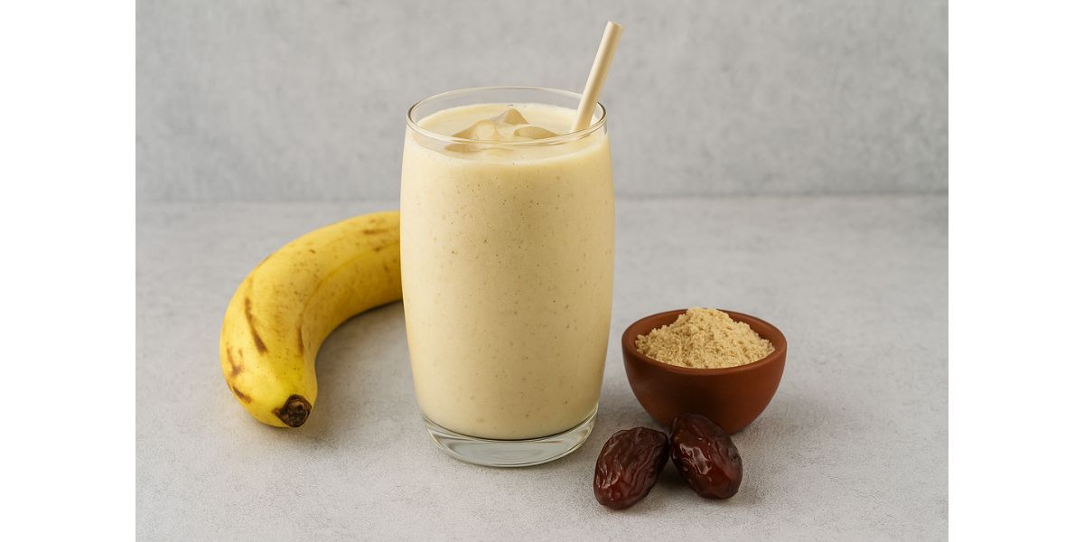 Sattu Banana Smoothie for kids