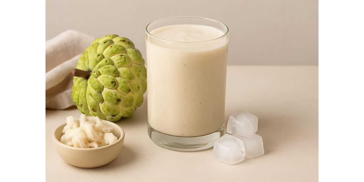 Sitafal (Custard apple) Smoothie for kids