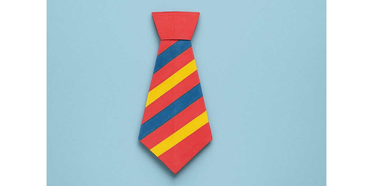 Tie Shaped Card Father’s Day